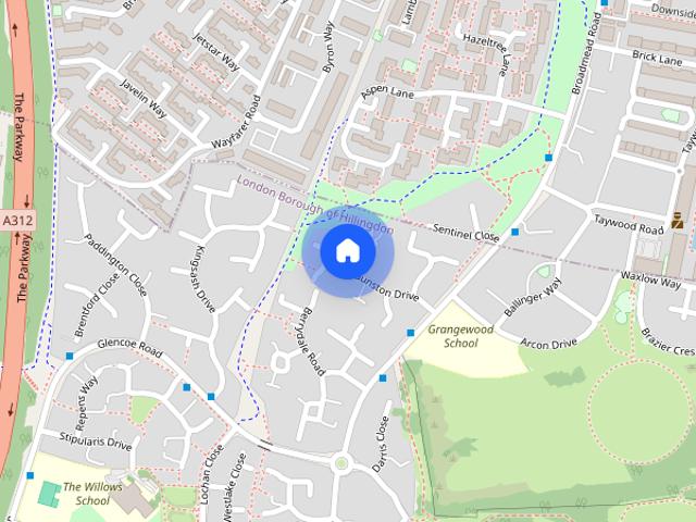 House for rent in London Borough of Hillingdon, Greater London