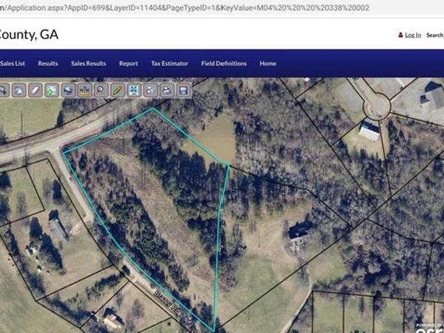 Land for sale in Monticello, Georgia
