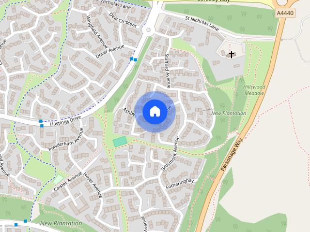 House for rent in Warndon, Worcestershire