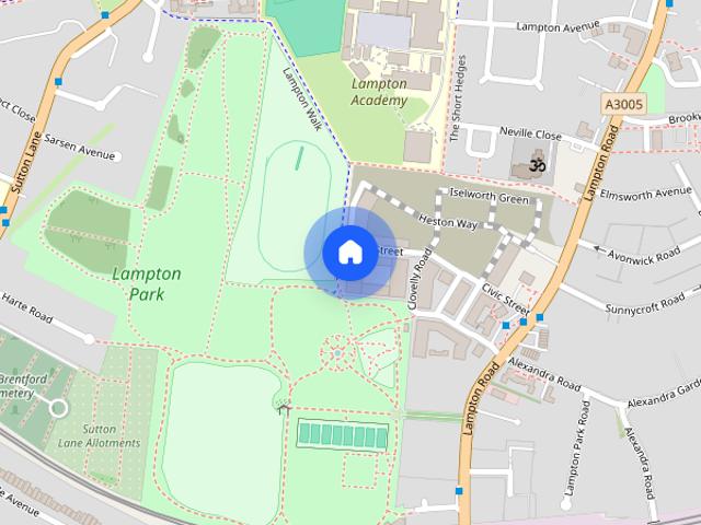 Apartment for rent in Lampton, Greater London