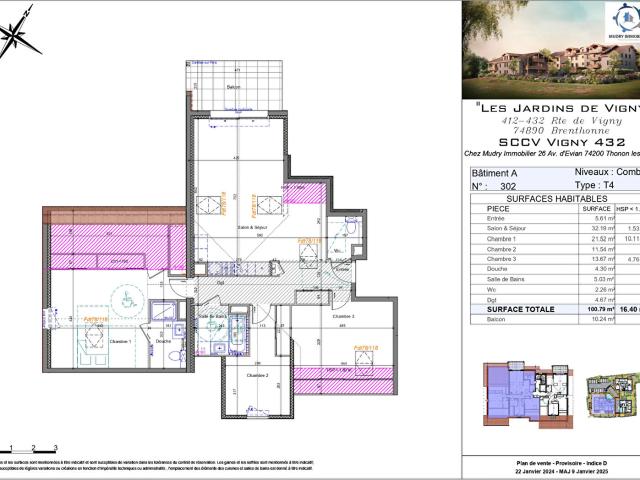 Appartement vente à Thonon-les-Bains, Brenthonne