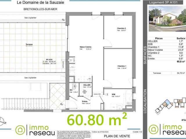 Appartement vente à Les Sables-d'Olonne, Bretignolles-sur-mer