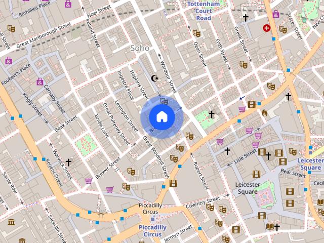 Apartment for rent in Soho, Greater London