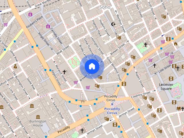 Apartment for rent in Soho, Greater London