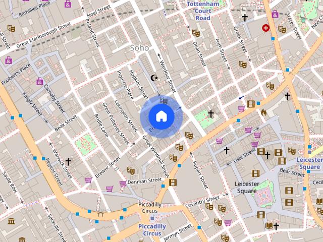 Apartment for rent in Soho, Greater London