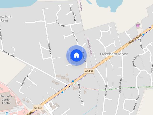 House for rent in Hykeham Moor, Ashby De La Launde