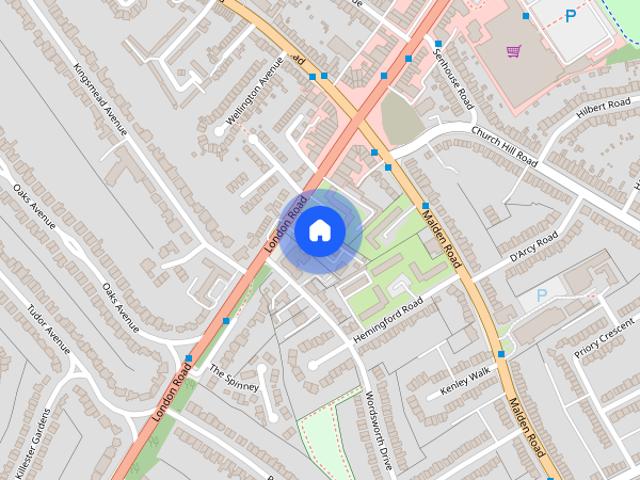Apartment for rent in Worcester Park, Greater London