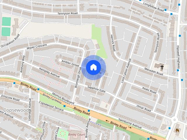 House for rent in Copsewood, West Midlands