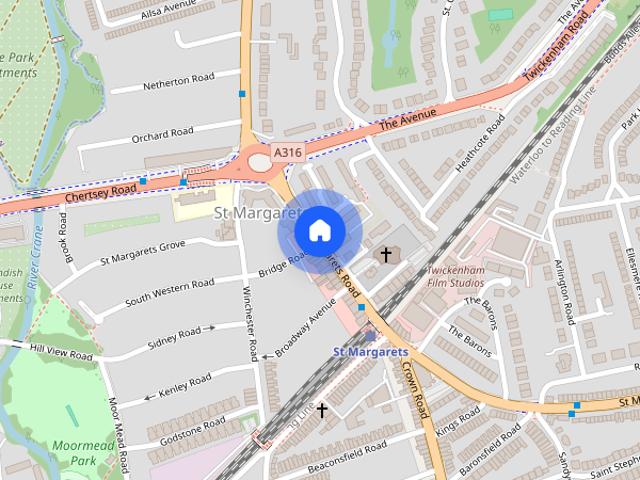House for rent in St Margarets, Greater London