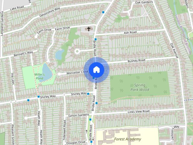 House for rent in Croydon, Monks Orchard