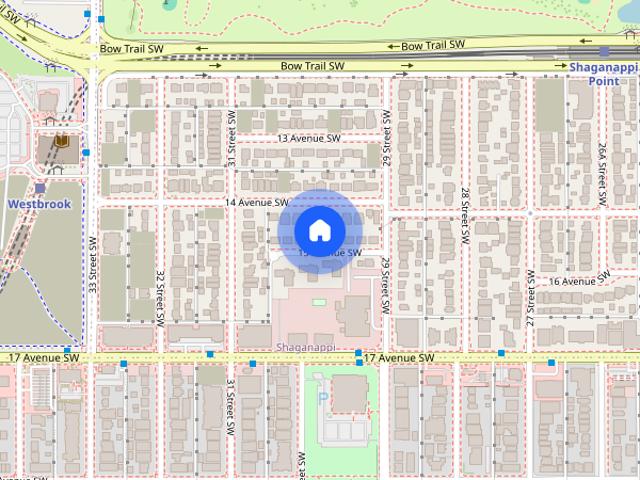 House for rent in Shaganappi, Calgary