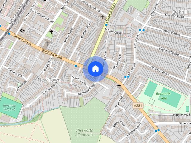 Apartment for rent in New Town, Horsham