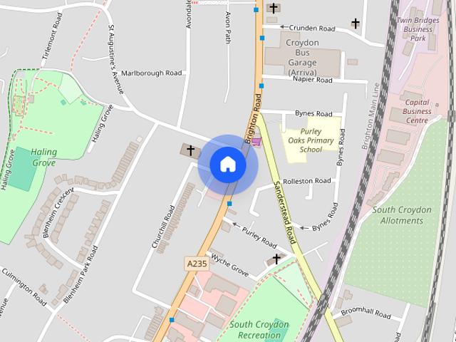 Apartment for rent in London Borough of Croydon, Purley