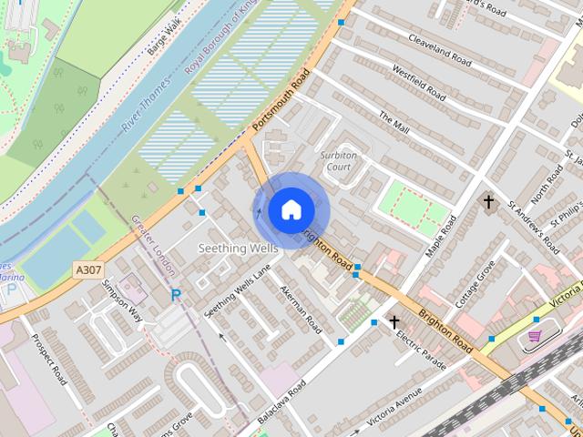 Apartment for rent in Seething Wells, Greater London
