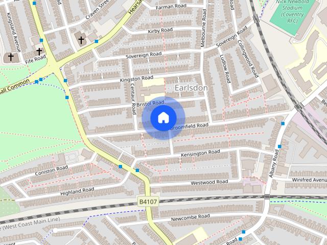 House for rent in Earlsdon, Coventry