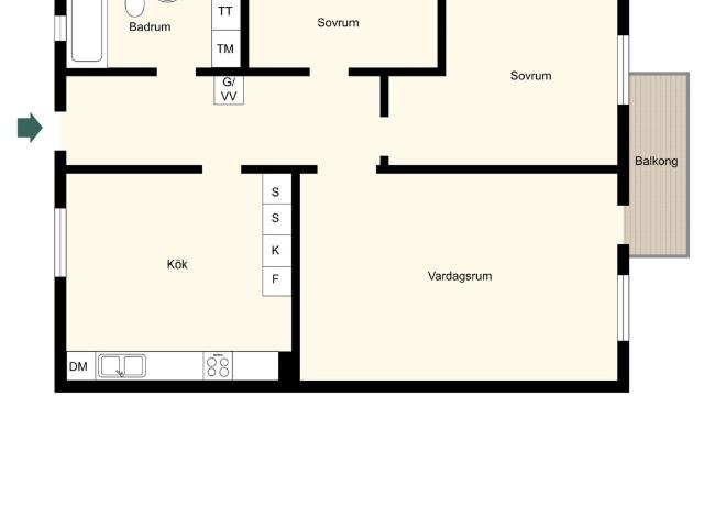 Bostadsrätt till salu i Huddinge, Stockholm