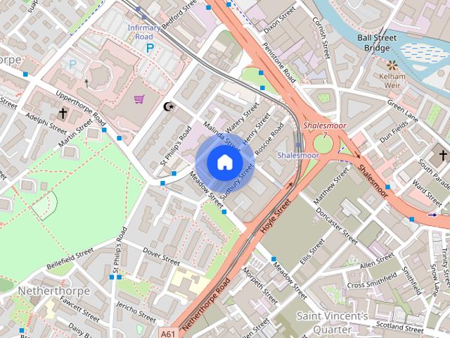 Apartment for rent in Saint Vincent's, Netherthorpe