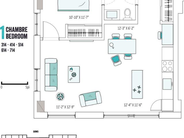 Apartment for rent in St. Leonard's, Quebec