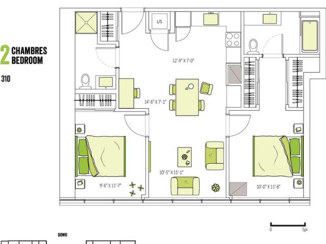 Apartment for rent in St. Leonard's, Quebec