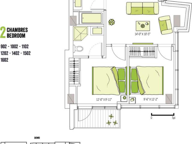 Apartment for rent in St. Leonard's, Quebec
