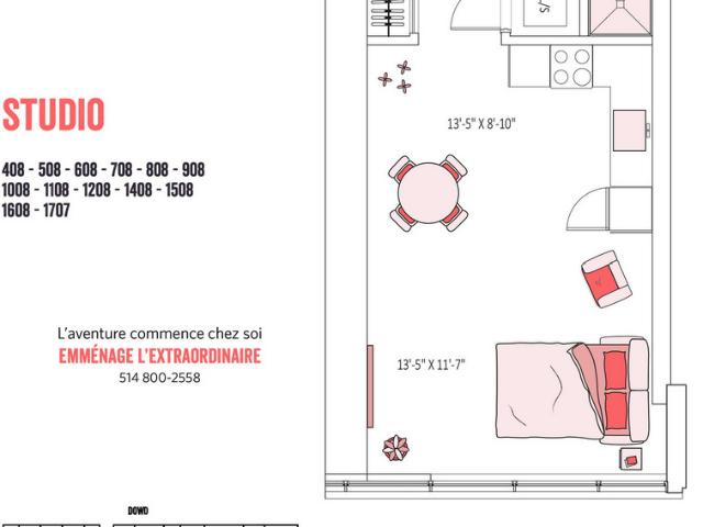 Apartment for rent in St. Leonard's, Quebec