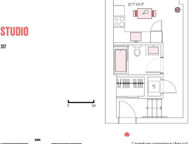 Apartment for rent in St. Leonard's, Quebec