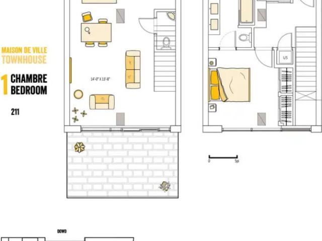 Apartment for rent in Ville-Marie, Montréal