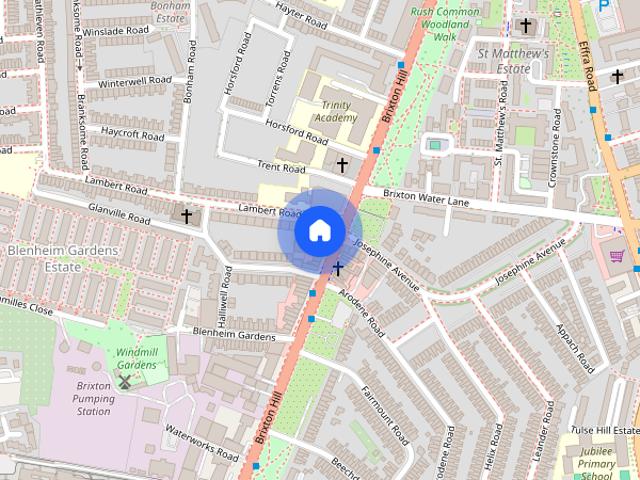 Apartment for rent in Blenheim Gardens Estate, Greater London