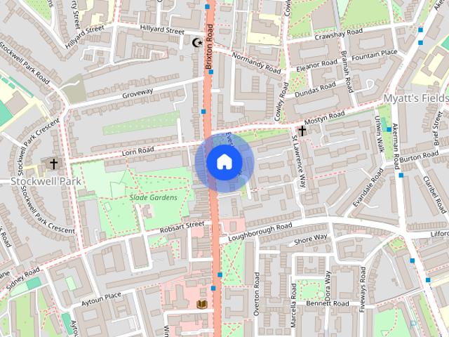 Apartment for rent in Myatt's Fields, Greater London