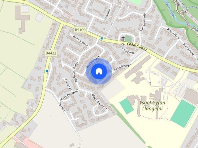 House for rent in Llangefni, Wales