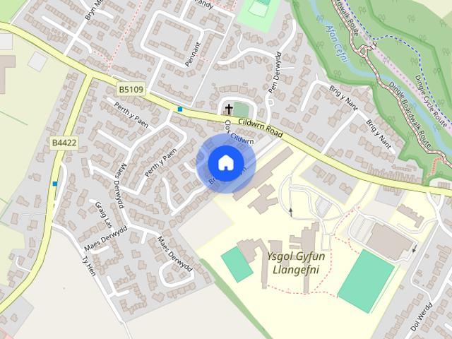 House for rent in Llangefni, Wales