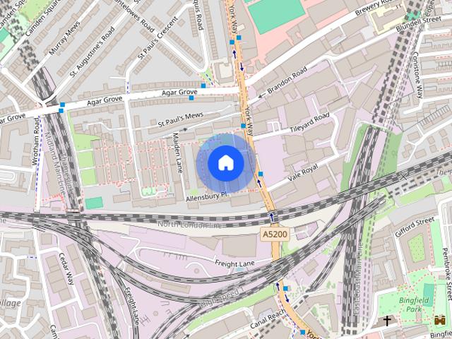 Apartment for rent in Barnsbury, Greater London