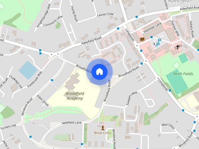 Room for rent in Highfield, Pouchen End
