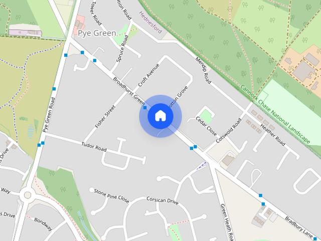 House for rent in Pye Green, Chadsmoor