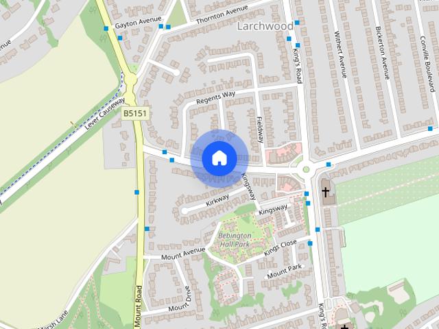 Apartment for rent in Larchwood, Bebington