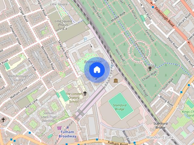 Apartment for rent in Brompton Park, Greater London