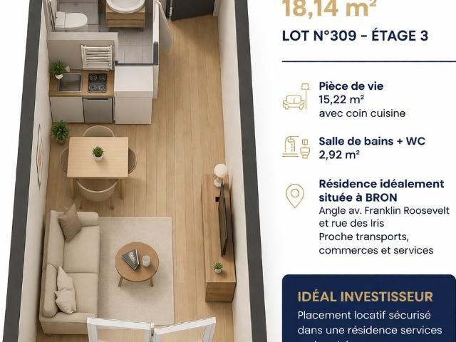 Appartement vente à Lyon, Métropole de Lyon
