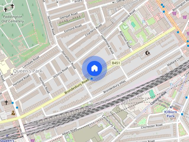 Apartment for rent in Queen's Park, Greater London