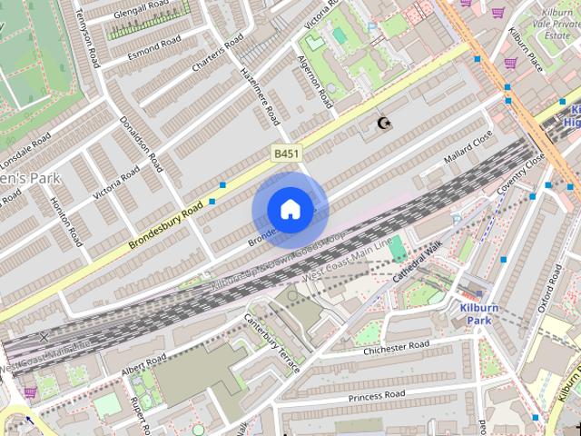Apartment for rent in Queen's Park, Greater London