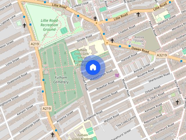House for rent in Fulham, Greater London