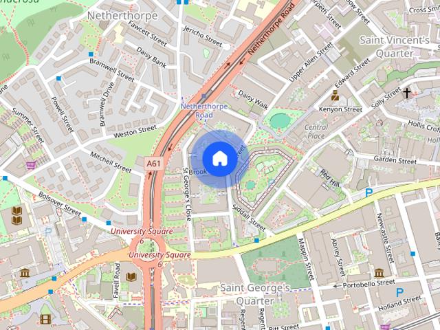 Room for rent in Saint George's, Sheffield