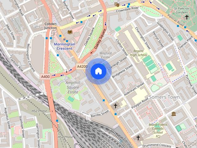 Apartment for rent in Somers Town, Greater London