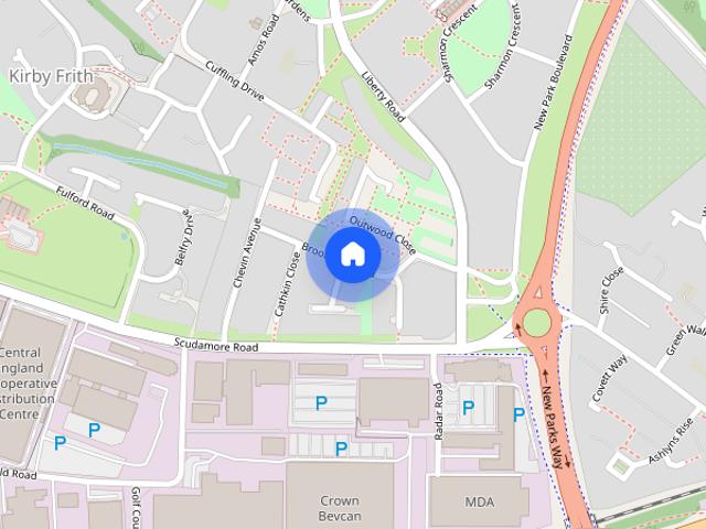 House for rent in Leicester, Kirby Frith