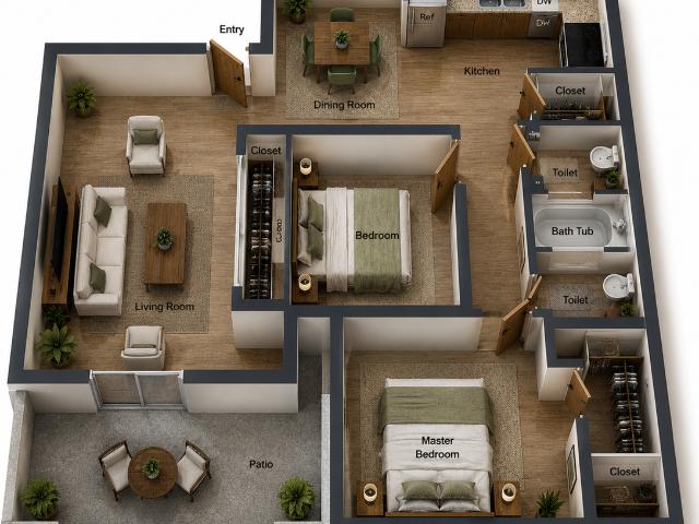 Apartment for rent in Motor City USA Replat, Odessa