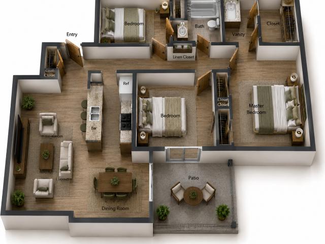 Apartment for rent in Motor City USA Replat, Odessa