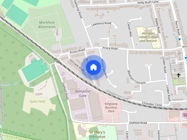 House for rent in Hampton, Greater London