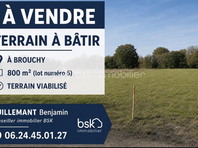 Terrain vente à Péronne, Brouchy