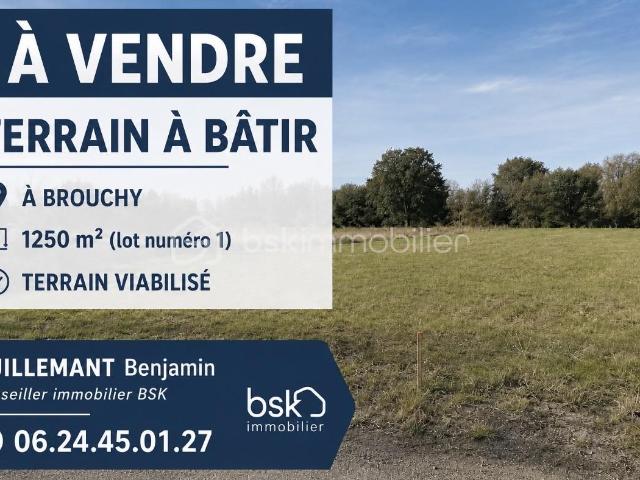 Terrain vente à Péronne, Brouchy