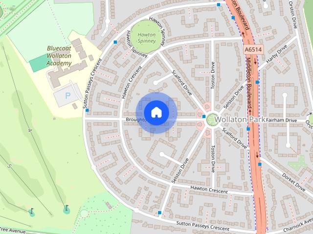 House for rent in Wollaton Park, Haddon