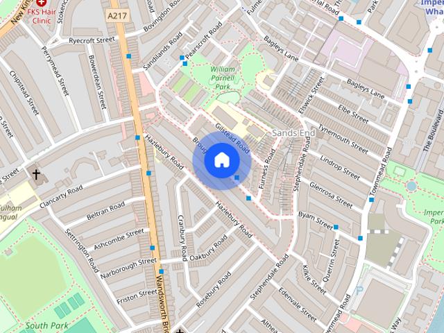 Apartment for rent in Fulham, Cat Hill